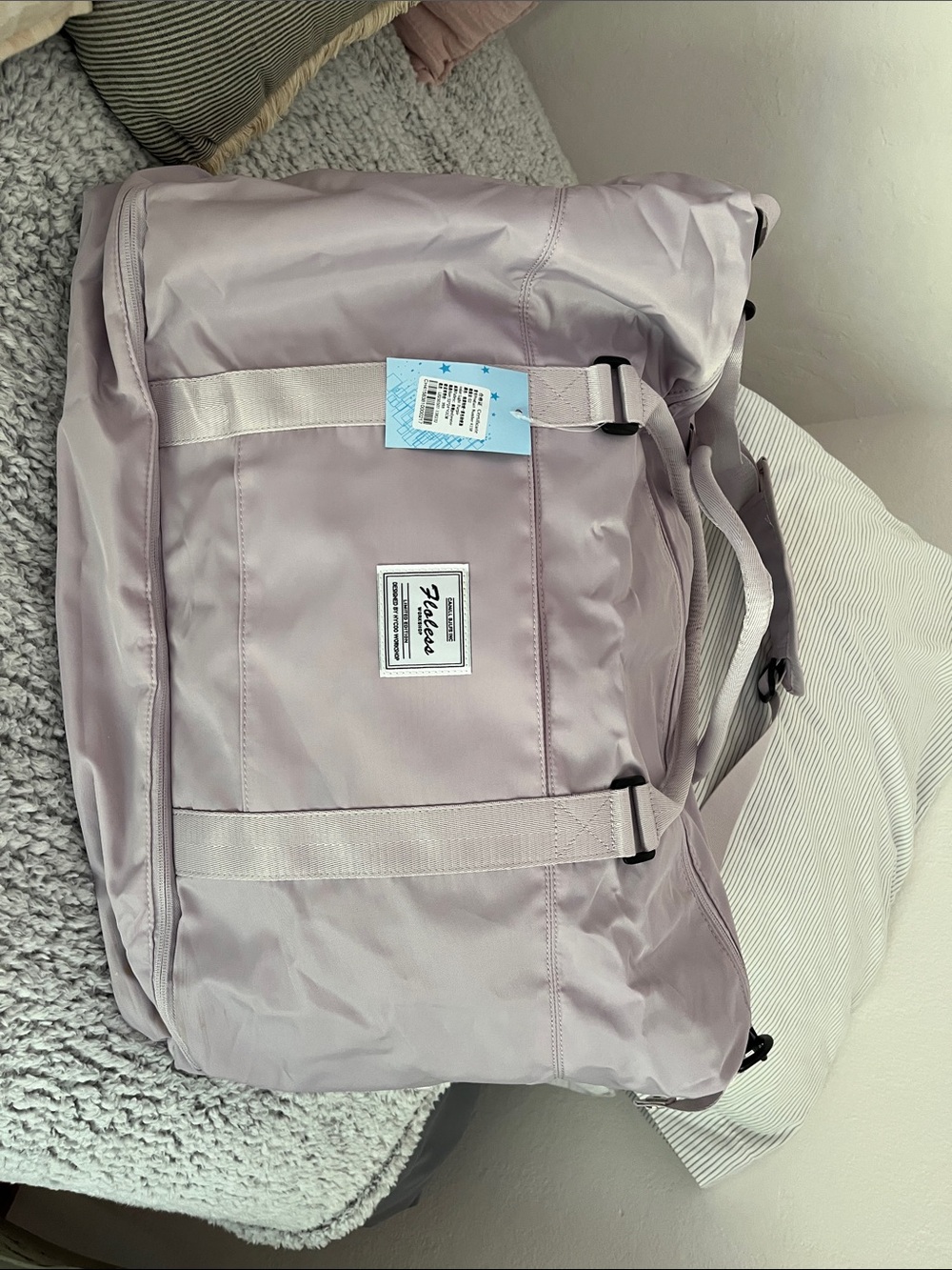 Lole Women's Lavender  Weekend Duffel Bag.  3 pc. travel set.